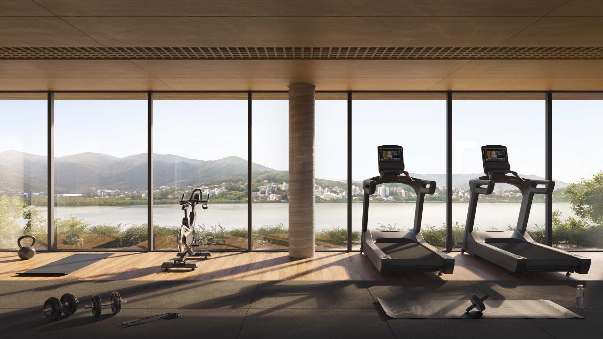 Espaço fitness by Technogym